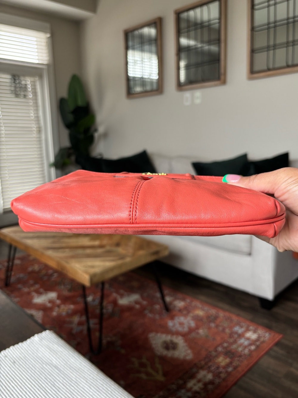 ❤️🧡Classic Y2K COACH Ashley Wristlet Mini Bag🧡❤️ - Picture 7 of 12